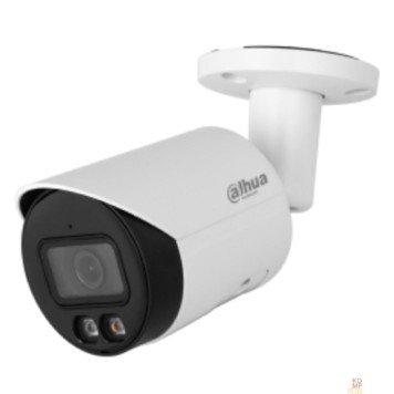 Видеонаблюдение DAHUA DH-IPC-HFW2449SP-S-IL-0360B Уличная цилиндрическая IP-видеокамера SmartDualLight 4Мп, 1/2.9” CMOS, объектив 3.6мм, видеоаналитика, микрофон, ИК 30м, LED 30м, IP67, металл-1