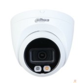 Видеонаблюдение DAHUA DH-IPC-HDW2449TP-S-IL-0280B Уличная турельная IP-видеокамера SmartDualLight 4Мп, 1/2.9” CMOS, объектив 2.8мм, видеоаналитика, микрофон, ИК 30м, LED 30м, IP67, металл/пластик