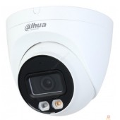 Видеонаблюдение DAHUA DH-IPC-HDW2249TP-S-IL-0280B Уличная турельная IP-видеокамера SmartDualLight 2Мп, 1/2.8” CMOS, объектив 2.8мм, видеоаналитика, микрофон, ИК 30м, LED 30м, IP67, металл/пластик