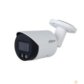 Видеонаблюдение DAHUA DH-IPC-HFW2249SP-S-IL-0280B Уличная цилиндрическая IP-видеокамера SmartDualLight 2Мп, 1/2.8” CMOS, объектив 2.8мм, видеоаналитика, микрофон, ИК 30м, LED 30м, IP67, металл