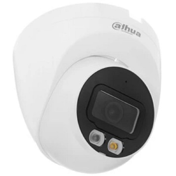 Видеонаблюдение DAHUA DH-IPC-HDW2449TP-S-IL-0280B Уличная турельная IP-видеокамера SmartDualLight 4Мп, 1/2.9” CMOS, объектив 2.8мм, видеоаналитика, микрофон, ИК 30м, LED 30м, IP67, металл/пластик-1