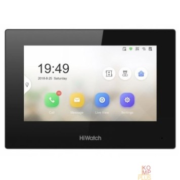 Видеонаблюдение Видеодомофон HIWATCH Pro VDP-H3212WB,  черный