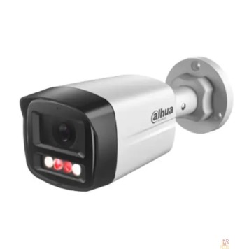 Видеонаблюдение DAHUA DH-IPC-HFW1439TL1P-A-IL-0360B Уличная цилиндрическая IP-видеокамера SmartDualLight 4Мп, 1/2.9” CMOS, объектив 3.6мм, обнаружение людей, микрофон, ИК 30м, LED 20м, IP67, металл/пластик