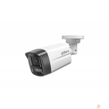 Видеонаблюдение DAHUA DH-IPC-HFW1439TL1P-A-IL-0360B Уличная цилиндрическая IP-видеокамера SmartDualLight 4Мп, 1/2.9” CMOS, объектив 3.6мм, обнаружение людей, микрофон, ИК 30м, LED 20м, IP67, металл/пластик-1