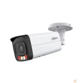 Видеонаблюдение DAHUA DH-IPC-HFW2849TP-AS-IL-0600B Уличная цилиндрическая IP-видеокамера SmartDualLight 8Мп, 1/2.7” CMOS, объектив 6.0мм, видеоаналитика, микрофон, ИК 60м, LED 50м, IP67, металл