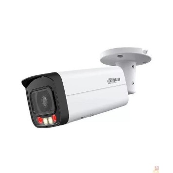 Видеонаблюдение DAHUA DH-IPC-HFW2849TP-AS-IL-0600B Уличная цилиндрическая IP-видеокамера SmartDualLight 8Мп, 1/2.7” CMOS, объектив 6.0мм, видеоаналитика, микрофон, ИК 60м, LED 50м, IP67, металл