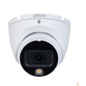 Видеонаблюдение DAHUA DH-HAC-HDW1500TLMP-IL-A-0280B-S2 Уличная турельная HDCVI-видеокамера с интеллектуальной двойной подсветкой 5Мп, объектив 2.8мм, ИК 20м, LED 20м, IP67, корпус: металл