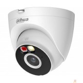 Видеонаблюдение DAHUA DH-IPC-T2AP-PV-0280B Уличная купольная IP-видеокамера Smart Dual Light 2Мп, 1/3” CMOS, объектив 2.8мм, видеоаналитика, ИК 30м, LED 30м, микрофон, динамик, Wi-Fi 2.4ГГц, IP67, металл/пластик