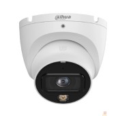 Видеонаблюдение DAHUA DH-IPC-HDW1839TP-A-IL-0280B-S6 Уличная турельная IP-видеокамера SmartDualLight 8Мп, 1/2.7” CMOS, объектив 2.8мм, обнаружение людей, микрофон, ИК 30м, LED 30м, IP67, металл/пластик