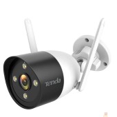 Камера видеонаблюдения TENDA CT6 Уличная цилиндрическая полноцветная Wi-Fi видеокамера 2K, объектив 4мм, ИК ночного видения 30м, IP66