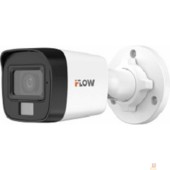 Камеры видеонаблюдения iFLOW F-AC-2152M(2.8mm) Value 3К (5Мп 16:9) уличная цилиндрическая HD-TVI камера с гибридной подсветкой ИК/LED до 30/20м и встроенным микрофоном (AoC)