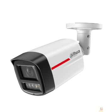 Видеонаблюдение DAHUA DH-IPC-HFW2449TLP-S-LED-0600B-PRO Уличная цилиндрическая IP-видеокамера WizColor 4Мп, 1/1.8” CMOS, объектив 6мм, видеоаналитика, микрофон, LED 50м, IP67, металл-1