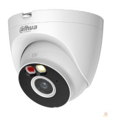 Видеонаблюдение DAHUA DH-IPC-T3AP-PV-0280B Уличная турельная IP-видеокамера Smart Dual Light 3Мп, 1/2.8” CMOS, объектив 2.8мм, видеоаналитика, ИК 30м, LED 30м, микрофон, динамик, Wi-Fi 2.4ГГц, IP67, металл/пластик
