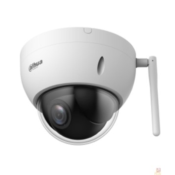 Видеонаблюдение DAHUA DH-SD22404DB-GNY-W Уличная мини-PTZ IP-видеокамера с Wi-Fi 4Мп; 1/2.8” CMOS; 4x моторизованный объектив 2.8~12мм; видеоаналитика: IP66, IK10; металл