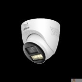 Видеонаблюдение DAHUA DH-HAC-HDW1200TQP-IL-T-0280B Уличная купольная HDCVI-видеокамера 2Мп; CMOS; объектив 2.8мм; ИК 40м, Led 40м;  IP67; металл, пластик