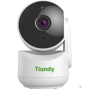 Видеонаблюдение Tiandy TC-H322A Spec:I2W/WIFI/Eu/4mm компактная поворотная домашняя, 2Мп, 1920х1080@20к/c, DWDR, цвет: 0.02лк, S+265, H.265(HP), S+264, H.264(HP, MP, BP), объектив 4мм, встроенные микрофон и динамик, 