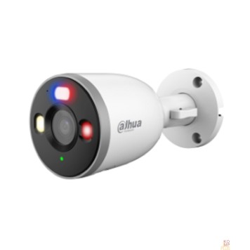 Видеонаблюдение DAHUA DH-IPC-F5DP-PV-0280B Уличная цилиндрическая IP-видеокамера 5Мп; 1/2.7” CMOS;2.8мм двойная подсветка; сигнализация красно-синей подсветкой IP67 металл, пластик; Wi-Fi 2.4ГГц