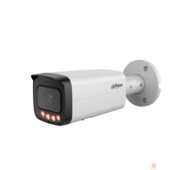 Видеонаблюдение DAHUA DH-IPC-HFW21249TP-S-IL-0280B Уличная цилиндрическая IP-видеокамера 12Мп; 1/2.5” CMOS; 2.8мм видеоаналитика: SMD Plus ИК 30м, LED 30м; IP67 металл