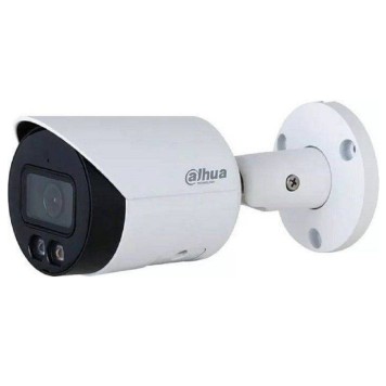 Видеонаблюдение DAHUA DH-IPC-HFW2449SP-S-IL-0360B Уличная цилиндрическая IP-видеокамера SmartDualLight 4Мп, 1/2.9” CMOS, объектив 3.6мм, видеоаналитика, микрофон, ИК 30м, LED 30м, IP67, металл