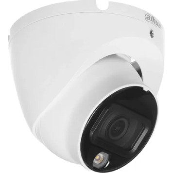 Видеонаблюдение DAHUA DH-IPC-HDW1839TP-A-IL-0280B-S6 Уличная турельная IP-видеокамера SmartDualLight 8Мп, 1/2.7” CMOS, объектив 2.8мм, обнаружение людей, микрофон, ИК 30м, LED 30м, IP67, металл/пластик-2