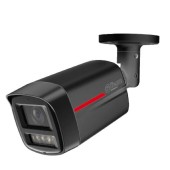 Видеонаблюдение DAHUA DH-IPC-HFW2449TLP-S-LED-0280B-PRO-B Уличная цилиндрическая IP-видеокамера WizColor 4Мп, 1/1.8” CMOS, объектив 2.8мм, видеоаналитика, микрофон, LED 50м, IP67, металл, черный