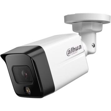 Видеонаблюдение DAHUA DH-IPC-HFW1239TC1P-SA-IL-0280B-S6 Уличная цилиндрическая IP-видеокамера с ИК 30м и LED 30м 2Мп; 1/2.8” CMOS; объектив 2.8мм обнаружение людей;  IP67; металл, пластик-2
