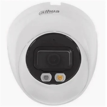 Видеонаблюдение DAHUA DH-IPC-HDW2249TP-S-PV-0280B Уличная турельная IP-видеокамера SmartDualLight 2Мп, 1/2.8” CMOS, объектив 2.8мм, видеоаналитика, микрофон+динамик, ИК 30м, LED 30м, IP67, металл-2
