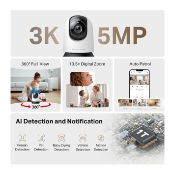 Цифровая камера Mercusys MC230 Умная поворотная Wi-Fi камера-1