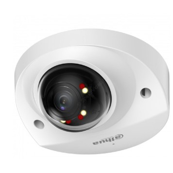 Видеонаблюдение DAHUA DH-IPC-HDBW2249FP-AS-IL-0360B Уличная мини-купольная IP-видеокамера SmartDualLight 2Мп, 1/2.8” CMOS, объектив 3.6мм, видеоаналитика, микрофон, ИК 30м, LED 30м, IP67, IK10, металл