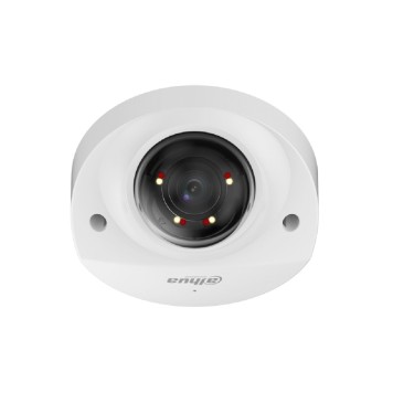 Видеонаблюдение DAHUA DH-IPC-HDBW2449FP-AS-IL-0360B Уличная мини-купольная IP-видеокамера SmartDualLight 4Мп, 1/2.9” CMOS, объектив 3.6мм, видеоаналитика, микрофон, ИК 30м, LED 30м, IP67, металл-1