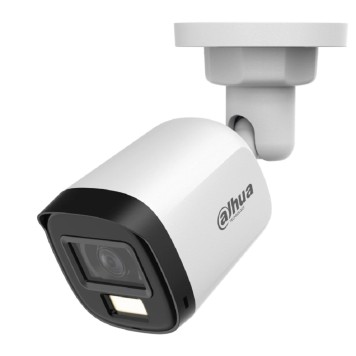 Видеонаблюдение DAHUA DH-HAC-B1A21P-U-IL-0280B Уличная цилиндрическая HDCVI-видеокамера 2Мп; CMOS; объектив 2.8мм;  BNC (переключаемый HDCVI/TVI/AHD/CVBS); ИК до 30м, Led 20м;  IP67; пластик