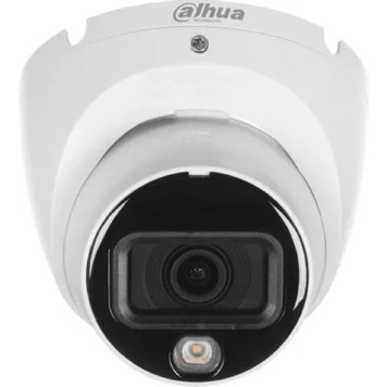 Видеонаблюдение DAHUA DH-IPC-HDW1839TP-A-IL-0280B-S6 Уличная турельная IP-видеокамера SmartDualLight 8Мп, 1/2.7” CMOS, объектив 2.8мм, обнаружение людей, микрофон, ИК 30м, LED 30м, IP67, металл/пластик-1