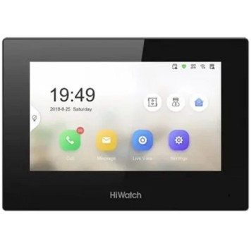 Видеонаблюдение Видеодомофон HIWATCH Pro VDP-H3212WB,  черный