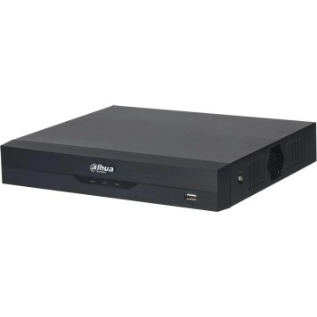 Видеорегистраторы DAHUA DH-XVR5104HS-I3/T 4-канальный HDCVI-видеорегистратор с FR  HDCVI, AHD, TVI, IP, CVBS; IP-каналы: до 6 каналов до 6Мп; накопители: 1 SATA III до 16Тбайт; видеоаналитика: 2кн AcuPick HDMI VGA RJ45