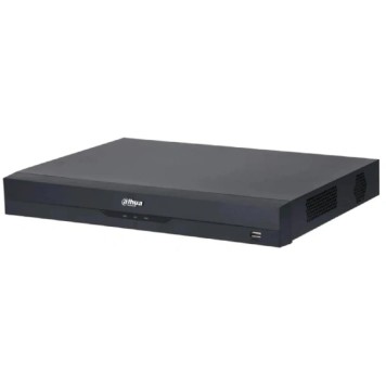 Видеорегистраторы DAHUA DH-XVR5216AN-I3/T 16-канальный HDCVI-видеорегистратор с FR ; HDCVI, AHD, TVI, IP, CVBS ; 2 SATA III до 16Тбайт; видеоаналитика 1 HDMI, 1 VGA; сеть: 1 RJ45 1000Мбит/с;  аудиовх/вых: 1/1