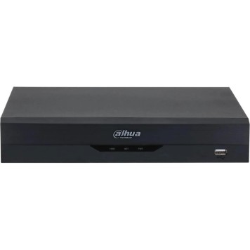 Видеорегистраторы DAHUA DH-XVR5104HS-I3/T 4-канальный HDCVI-видеорегистратор с FR  HDCVI, AHD, TVI, IP, CVBS; IP-каналы: до 6 каналов до 6Мп; накопители: 1 SATA III до 16Тбайт; видеоаналитика: 2кн AcuPick HDMI VGA RJ45-2