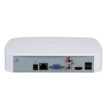 Видеорегистраторы DAHUA DHI-NVR2104-4KS3 4-канальный IP-видеорегистратор, 4K и H.265+, видеоаналитика, входящий поток до 80Мбит/с, 1 SATA III до 20Тбайт-1