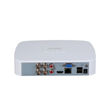 Видеорегистраторы DAHUA DH-XVR5104C-I3/T 4-канальный HDCVI-видеорегистратор с FR  HDCVI, AHD, TVI, IP, CVBS; ; IP-каналы: до 6 каналов до 6Мп;  1 SATA III до 16Тбайт; видеоаналитика:  1 HDMI, 1 VGA; -2