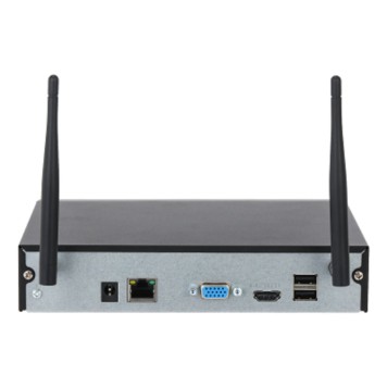 Видеорегистраторы DAHUA DHI-NVR2108HC-W 8-канальный IP-видеорегистратор H.265+ с W-Fi и ИИ Входящий поток до 80Мбит/с;  1 SATA III до 20Тбайт;  1 HDMI, 1 VGA; 1 RJ45 100Мбит/с, Wi-Fi 2.4ГГц, 5ГГц -2