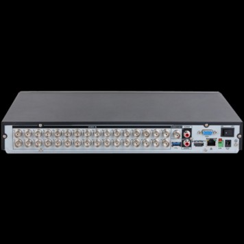 Видеорегистраторы DAHUA DH-XVR5232AN-I3/T 32-канальный HDCVI-видеорегистратор с FR ; HDCVI, AHD, TVI, IP, CVBS; 2 SATA III до 16Тбайт; видеоаналитика ; 1 HDMI, 1 VGA; сеть: 1 RJ45 1000Мбит/с;  аудиовх/вых: 1/1-2