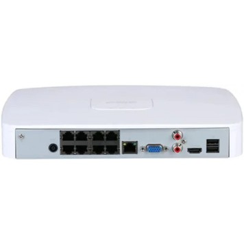Видеорегистраторы DAHUA DHI-NVR2108-8P-4KS3 8-канальный IP-видеорегистратор с PoE до 144Мбит/с;  1 SATA III до 20Тбайт; 1 HDMI, 1 VGA;  1 RJ45 1000Мбит/с, 8 RJ45 100Мбит/с (PoE/PoE+, до 72Вт)-2