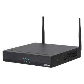 Видеорегистраторы DAHUA DHI-NVR2108HC-W 8-канальный IP-видеорегистратор H.265+ с W-Fi и ИИ Входящий поток до 80Мбит/с;  1 SATA III до 20Тбайт;  1 HDMI, 1 VGA; 1 RJ45 100Мбит/с, Wi-Fi 2.4ГГц, 5ГГц 