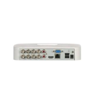 Видеорегистраторы DAHUA DH-XVR4108C-I/T 8-канальный HDCVI-видеорегистратор c SMD HDCVI, AHD, TVI, IP, CVBS; IP-каналы: до 10 каналов, до 6Мп;  1 SATA III до 16Тбайт; видеоаналитика 1 HDMI, 1 VGA; 1 RJ45 100Мбит/с-1